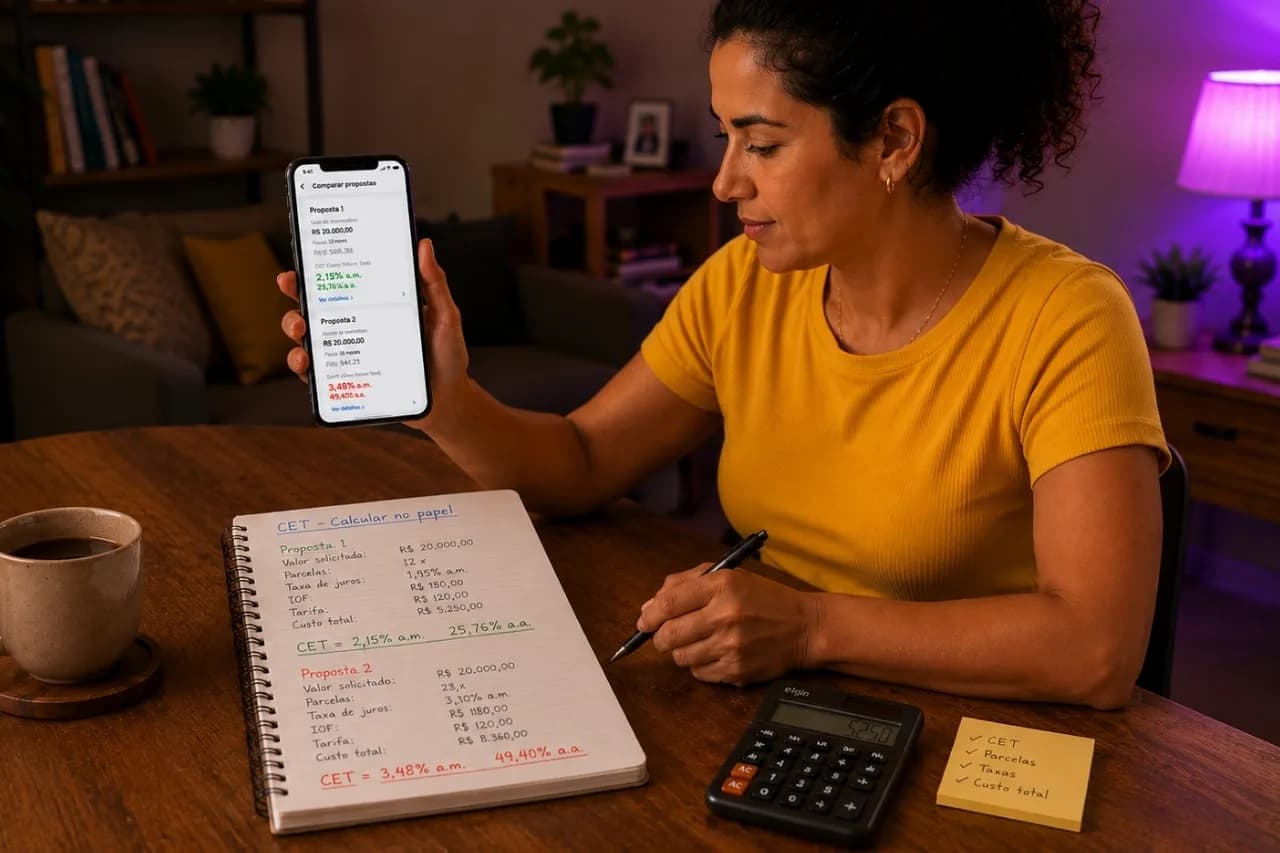 Como calcular o CET do empréstimo sem erros e tomar melhores decisões